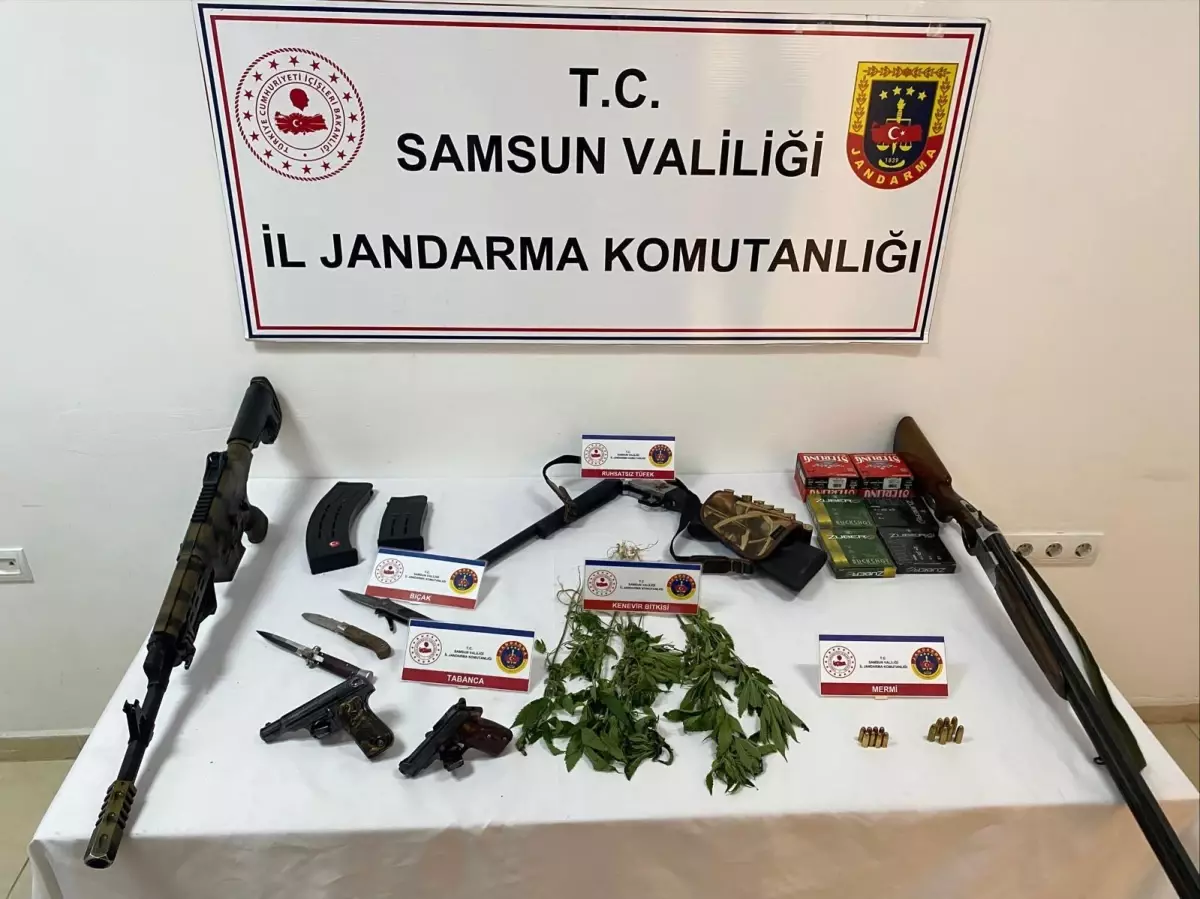 samsunda silah operasyonu 5 gozalti 2GtZmjJH